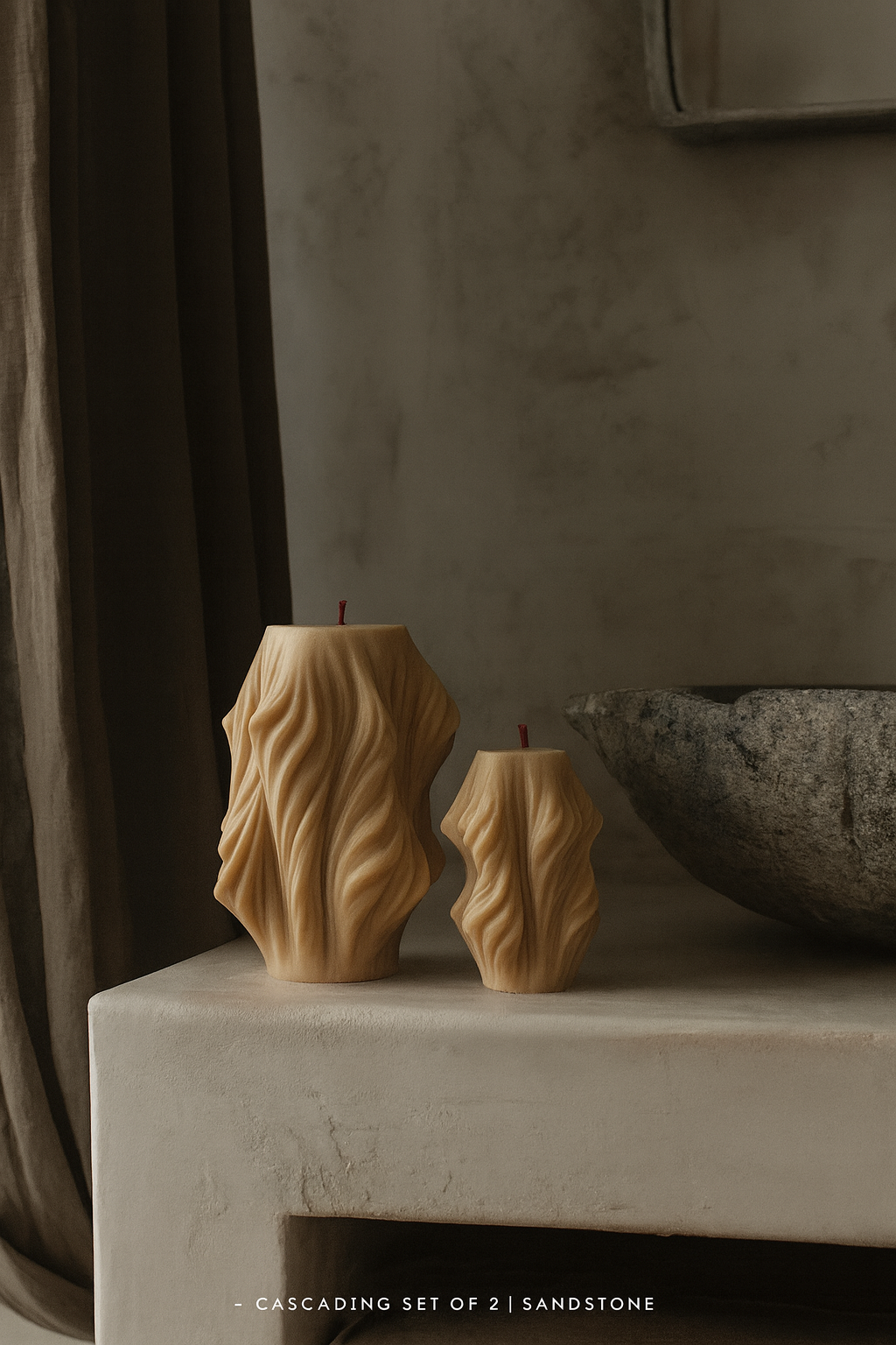 CASCADING WAVE CANDLE