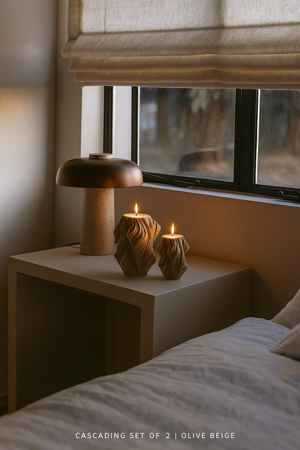 CASCADING WAVE CANDLE