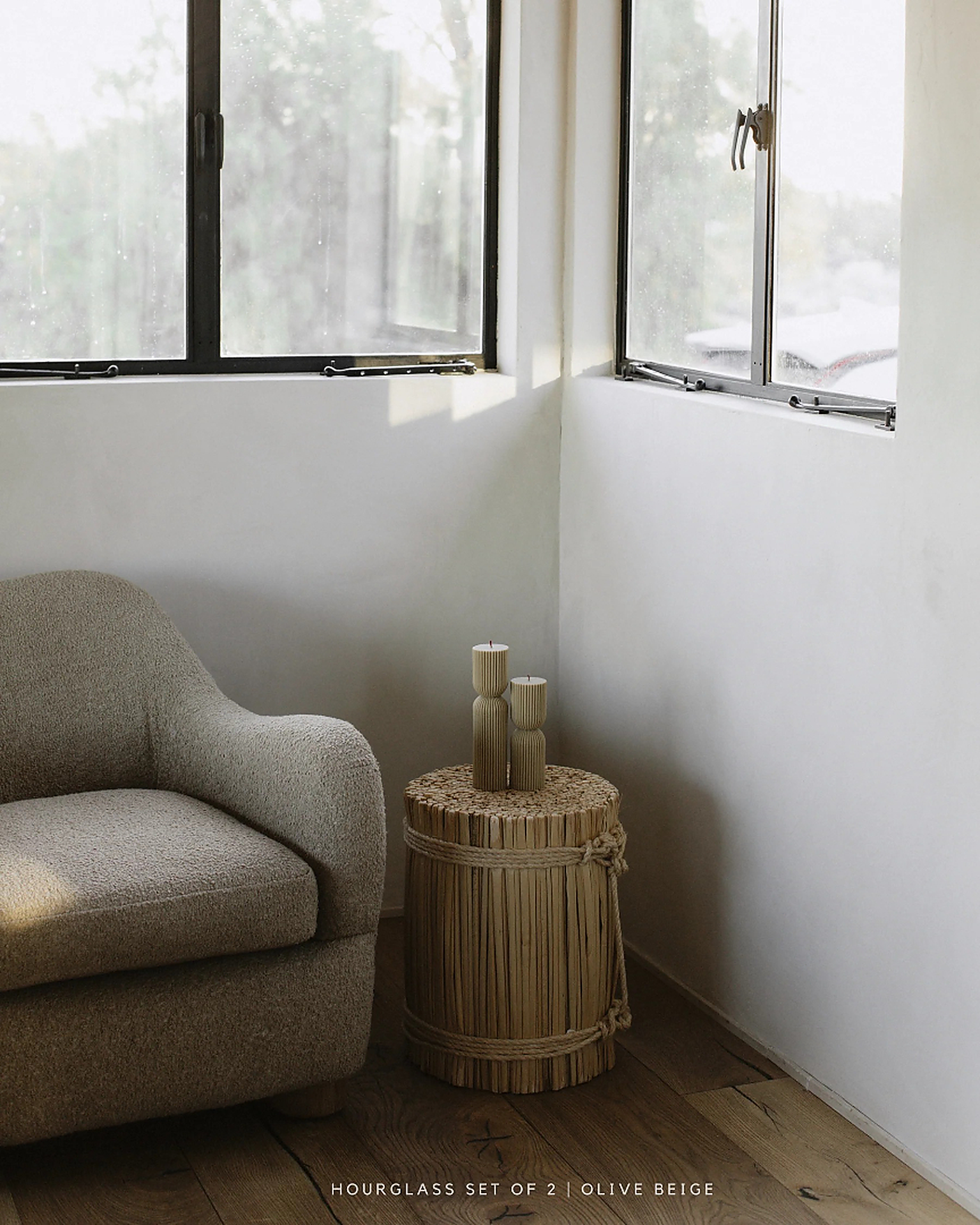 HOURGLASS PILLAR CANDLE